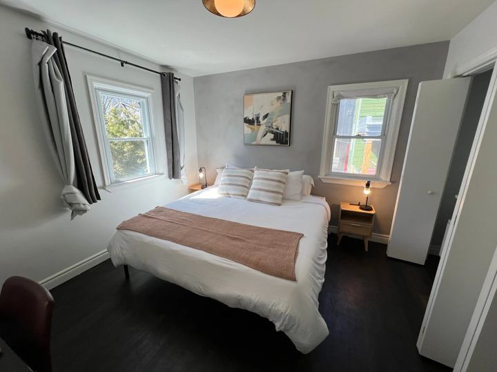 Bedroom feature wall, a Maple City Painters project
