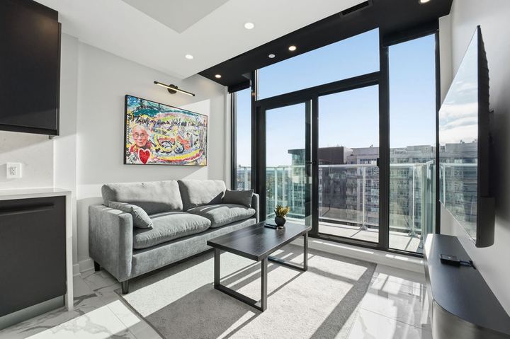 New-build condo interior, a Maple City Painters project